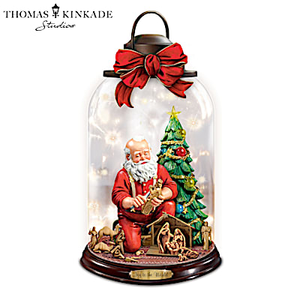 Thomas Kinkade Joy To The World Lantern
