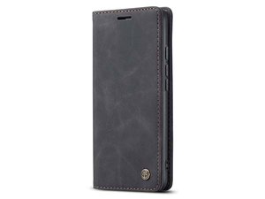 CaseMe Slim Synthetic Leather Wallet Case with Stand for Google Pixel 6 - Charcoal
