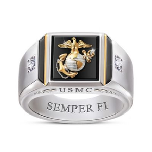 Marine Of Distinction Diamond Ring Size 8