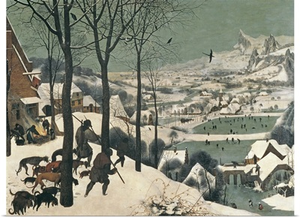 Hunters in the Snow - january, 1565