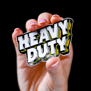 Custom Heavy Duty Stickers