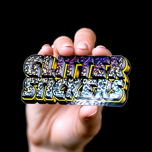 Custom Glitter Stickers