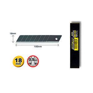 Olfa Heavy Duty Excel Black Blades 18mm Pack of 10