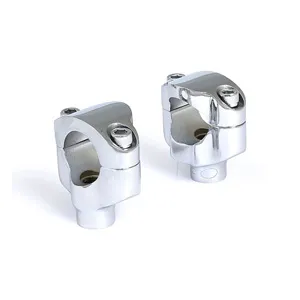 Doss Beach & Mini Ape Risers In Chrome For 1 1/4 Inch Handlebars (41002)