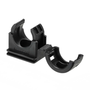 FCL Series 20mm Flexible Conduit Clip Black (Pack of 10)
