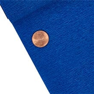 Premium Italian Crepe Paper (60 gsm), Cobalt 228, Blue, Roll 1 - 19-1/2" X 8.2', - Wraps by Paper Mart