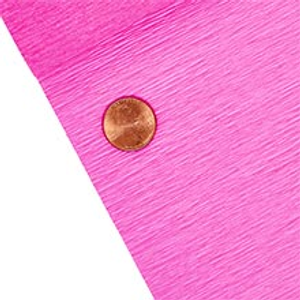 Premium Italian Crepe Paper (60 gsm), Bubblegum 279, Pink, Roll - 19-1/2" X 8.2', - Wraps by Paper Mart