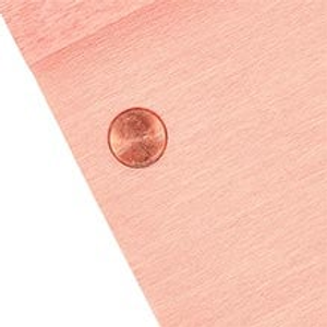 Fine-Grade Premium Italian Crepe Paper (90 gsm), Peach 358, Pink, - 19-1/2" X 5', - Wraps by Paper Mart