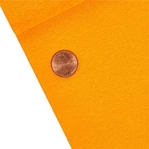 Fine-Grade Premium Italian Crepe Paper (90 gsm), Tangerine 370, Or - 19-1/2" X 5', - Wraps by Paper Mart