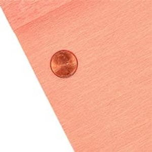 Fine-Grade Premium Italian Crepe Paper (90 gsm), Salmon 382, Pink, - 19-1/2" X 5', - Wraps by Paper Mart