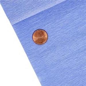 Fine-Grade Premium Italian Crepe Paper (90 gsm), Iris 394, Blue, R - 19-1/2" X 5', - Wraps by Paper Mart