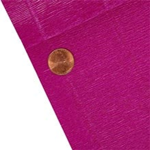 Heavy Duty Premium Italian Crepe Paper (180 gsm), Red-Violet 572 - 19-1/2" X 8.2', - Wraps by Paper Mart