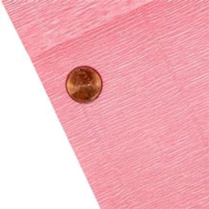 Heavy Duty Premium Italian Crepe Paper (180 gsm), Bubblegum 549, - 19-1/2" X 8.2', - Wraps by Paper Mart