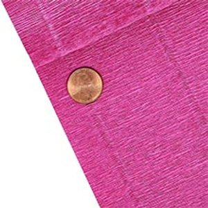 Heavy Duty Premium Italian Crepe Paper (180 gsm), Fuchsia 550, P - 19-1/2" X 8.2', - Wraps by Paper Mart