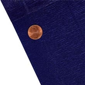 Heavy Duty Premium Italian Crepe Paper (180 gsm), Indigo 555, Bl - 19-1/2" X 8.2', - Wraps by Paper Mart