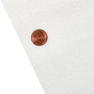 Heavy Duty Premium Italian Crepe Paper (180 gsm), White 600, Whi - 19-1/2" X 8.2', - Wraps by Paper Mart