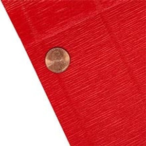 Heavy Duty Premium Italian Crepe Paper (180 gsm), Poppy Red 618, - 19-1/2" X 8.2', - Wraps by Paper Mart