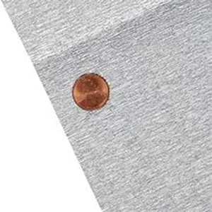 Heavy Duty Premium Italian Crepe Paper (180 gsm), Slvr 802, Silv - 19-1/2" X 8.2', - Wraps by Paper Mart