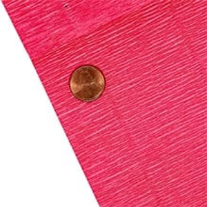 Heavy Duty Premium Italian Crepe Paper (180 gsm), Dark Pink 551, - 19-1/2" X 8.2', - Wraps by Paper Mart
