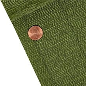 Heavy Duty Premium Italian Crepe Paper (180 gsm), Grass 622, Gre - 19-1/2" X 8.2', - Wraps by Paper Mart