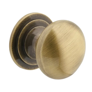Bailey Rounded Cabinet Knob - 38mm - Antique Brass - Elite Knobs & Handles