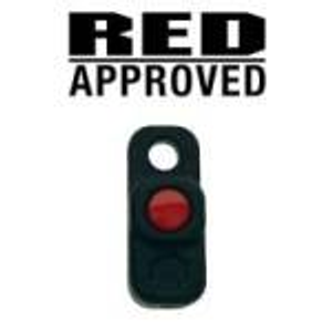 Mutiny BOLT-On V2 Micro Record Button for RED KOMODO/V-RAPTOR with Fischer 3-Pin Straight Cable - Available in 6in, 12in, Multipack (6 and 12in), Coiled Black, and Coiled Red
