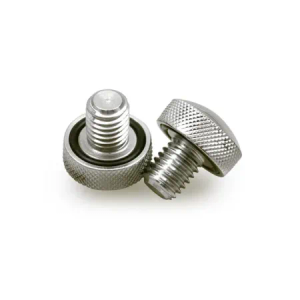 Doss Knurled Solo Seat Screw Kit 1/2-13 x 1/2 For 1987-1999 Softail Models (05-047)