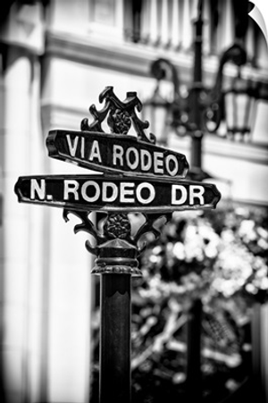 Black And White California Collection - Beverly Hills Rodeo Drive