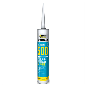 Everbuild SikaSeal® Sanitary Silicone + Sealant White 295ml