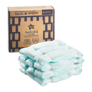 Éco-recharges pour poubelle à couches Twist & Click - Lot de 12