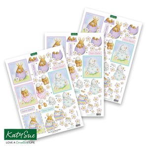 Die Cut Decoupage – Easter Bunnies (pack of 3)