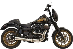 Bassani Greg Lutzka Limited Edition 2 Into 1 Stainless Exhaust System For 1999-2017 Dyna Models (1D2SSL)