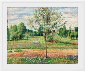 Meadow with Grey Horse, Eragny, 1893