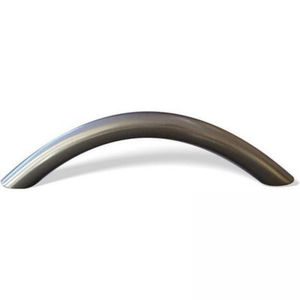 Bow Cabinet/Drawer Pull Handle - 96mm - Brushed Nickel - Elite Knobs & Handles