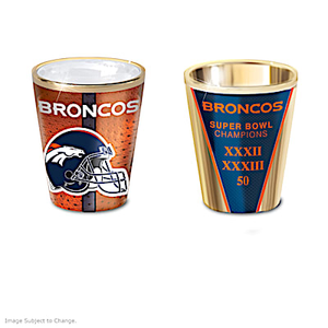 Denver Broncos Shot Glass Collection