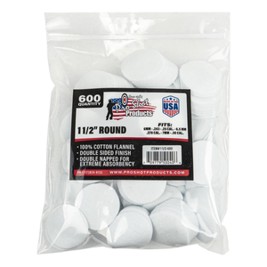 Round Patches (1.5 Inch) for 6mm - .30 cal (600)