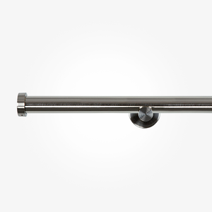 28mm Allure Signature Stainless Steel Stud Eyelet Curtain Pole