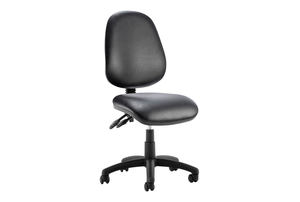 Lunar Plus 2 Lever Vinyl High Back Operator Chair (No Arms)