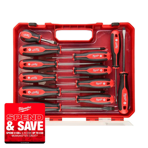 Milwaukee 4932472003 Tri-Lobe Screwdriver Set (12 Pieces)
