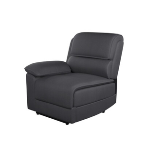 Goodwood Left Arm Electric Recliner Module in Dark Grey Leather