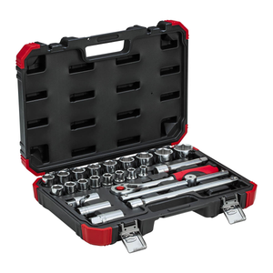 Gedore 3300055 R69003024 Socket Set 1/2", 24pcs