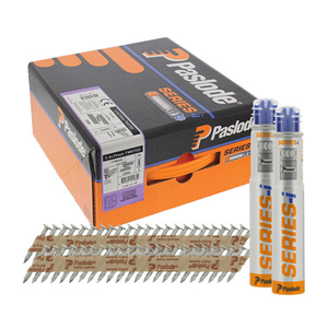 Paslode PPN 3.4mm x 35mm Electro Galvanised Twisted Nail Fuel Pack 141185 (2500 Pack + 2 Fuel Cells)