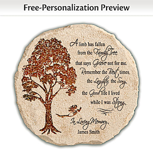 Beloved Memories Personalized Garden Stone