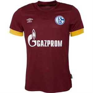 Umbro Mens S04 FC Schalke 04 Third Jersey Burgundy