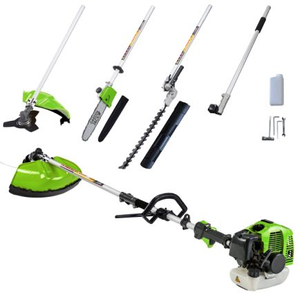 Gardenjack 43cc 5 in 1 Petrol Garden Multi Tool Strimmer Brush C