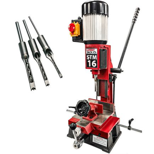 16mm Bench Morticer with Sliding Table with Mortice Chisel Set
