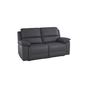 Goodwood Electric Reclining Modular Group 8 in Dark Grey Leather