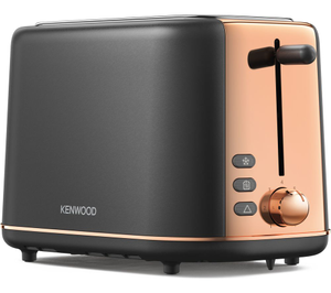 Kenwood TCP05.C0DG 2 Slice Toaster Abbey Lux Collection 800w Black & Rose Gold