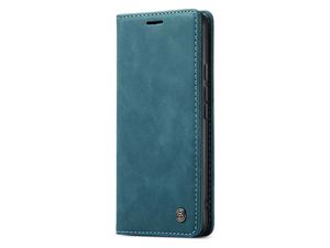 CaseMe Slim Synthetic Leather Wallet Case with Stand for Google Pixel 6 Pro - Teal