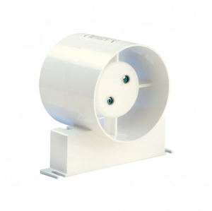ID100T 4"/100mm Shower Inline Timer Extractor Fan in White